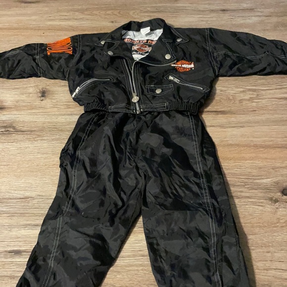 Harley-Davidson Other - Vintage 90s Harley Davidson nylon rain 2 piece